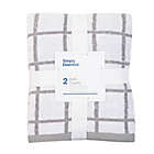 Alternate image 3 for Simply Essential&trade; Cotton 2-Piece Bath Towel Set  in Alloy