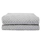 Alternate image 2 for Simply Essential&trade; Cotton 2-Piece Bath Towel Set in Grey
