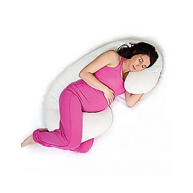 Oh Baby Contoured Body Pillow in Ivory. View a larger version of this product image.