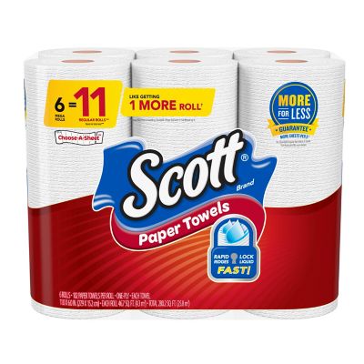 Scott&reg; Choose-A-Sheet&trade; 6-Count Mega Roll Paper Towels