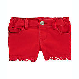 OshKosh B'gosh® Stretch Twill Shorts in Red