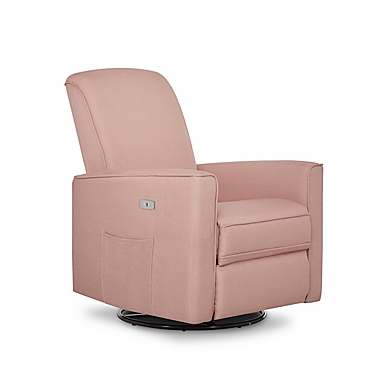 evolur Harlow Deluxe Glider in Pink. View a larger version of this product image.