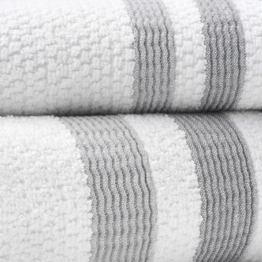 UGG&reg; Audree Hand Towel in White Drizzle. View a larger version of this product image.