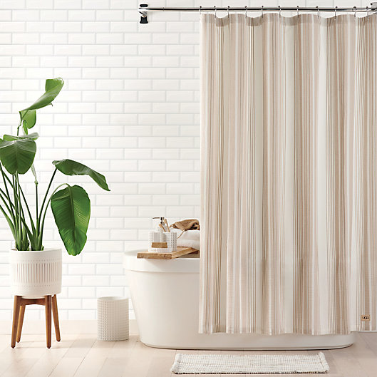 Ugg Valerie Shower Curtain Bed Bath, What Are The Measurements Of A Shower Curtain