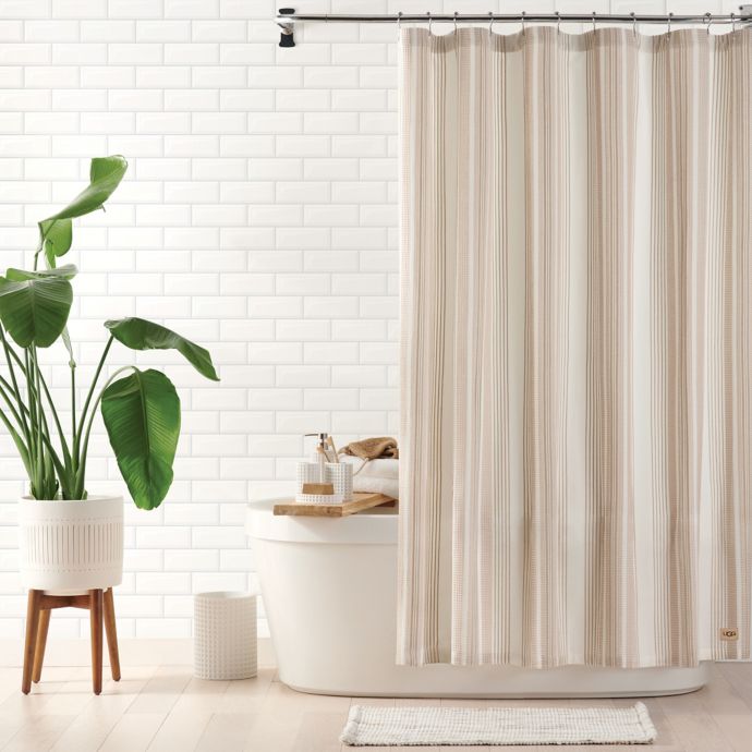 UGG® Valerie Shower Curtain Collection Bed Bath and Beyond Canada