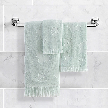 Wild Sage&trade; Florence Floral Bath Towel Collection. View a larger version of this product image.