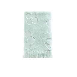 Wild Sage™ Florence Floral Washcloth in Mint/White