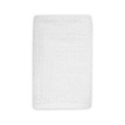 Haven™ Organic Cotton Textured Terry Hand Towel in Bright White