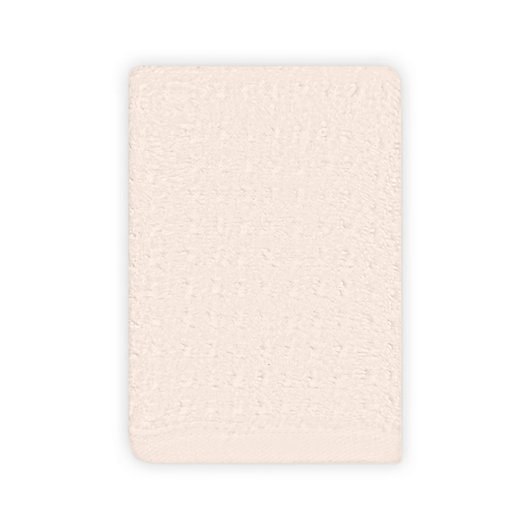 Alternate image 1 for Haven™ Organic Cotton Textured Terry Washcloth in Blush Peony