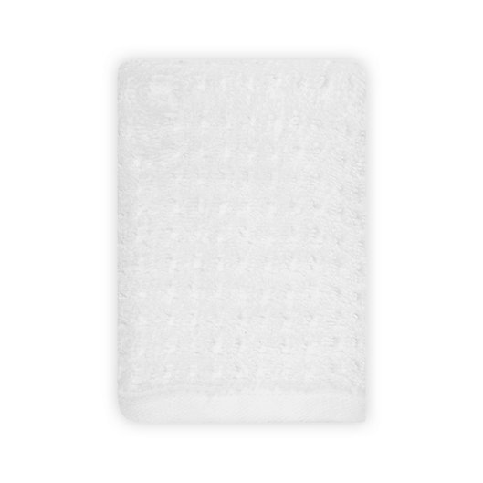 Alternate image 1 for Haven™ Organic Cotton Textured Terry Washcloth in Bright White