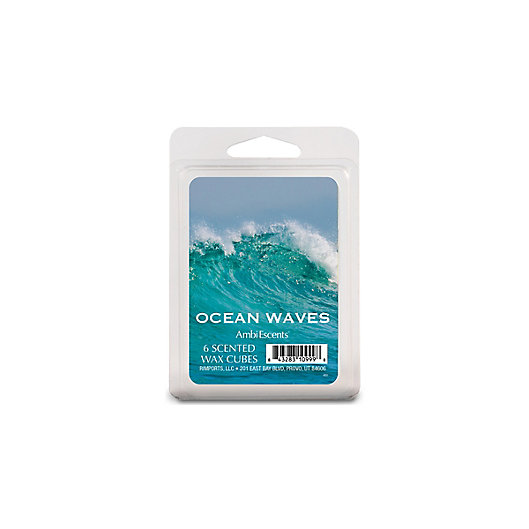 Alternate image 1 for AmbiEscents™ 6-Pack Ocean Waves Scented Wax Cubes