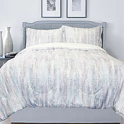 Springs Home Modern Ikat 3-Piece Full/Queen Comforter Set in Grey