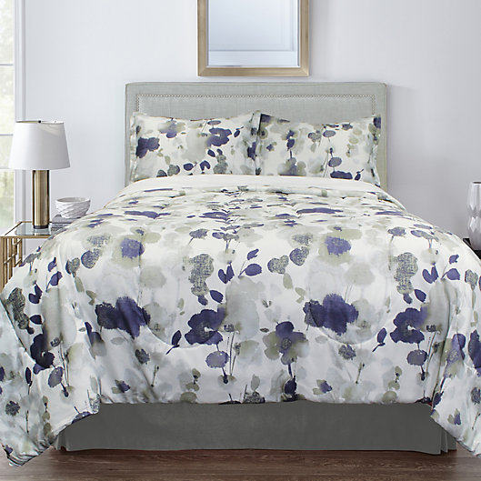 Alternate image 1 for Springs Home™ Watercolour Floral 2-Piece Twin/Twin XL Comforter Set in Green