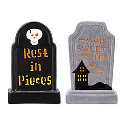 Mini Ceramic Assorted LED Tombstones