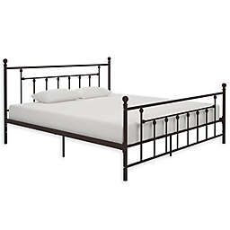 Atwater Living Maisie King Metal Bed in Bronze
