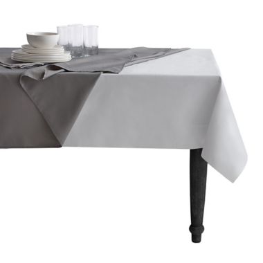 Simply Essential&trade; 52-Inch x 70-Inch Oblong Vinyl Table Pad in White. View a larger version of this product image.