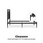 Alternate image 6 for Atwater Living Gemma Twin Metal Bed Frame in Black