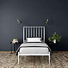 Alternate image 1 for Atwater Living Gemma Twin Metal Bed Frame in White