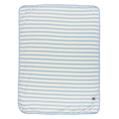 KicKee Pants&reg; Stripe Swaddle Blanket in Blue