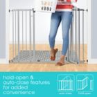 Alternate image 3 for Summer&trade; Extra-Tall and Wide Safety Gate in Grey