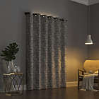 Alternate image 7 for Sun Zero&reg; Parrish Distressed Grid Thermal Total Blackout Curtain Panel (Single)