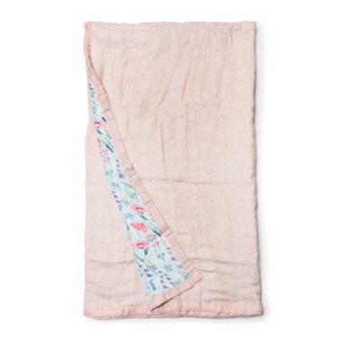 Loulou Lollipop Bluebell Oversize Multicolor Muslin Quilt. View a larger version of this product image.