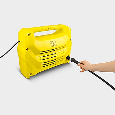 Karcher&reg; K1 Entry 1500PSI Electric Pressure Washer in Yellow. View a larger version of this product image.