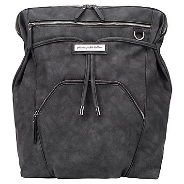 Petunia Pickle Bottom&reg; Cinch Convertible Diaper Backpack in Midnight. View a larger version of this product image.