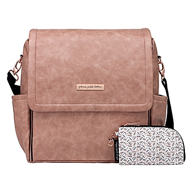 Petunia Pickle Bottom&reg; Boxy Backpack Diaper Bag in Dusty Rose Leatherette. View a larger version of this product image.