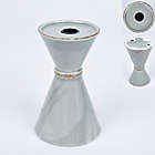 Alternate image 4 for Bee &amp; Willow&trade; Medium Ceramic Candle Holder in Grey