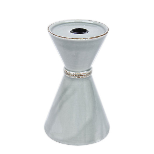 Alternate image 1 for Bee & Willow™ Ceramic Candle Holder in Grey