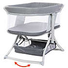 Alternate image 3 for Baby Trend&reg; Quick-Fold 2-in-1 Rocking Bassinet in Grey