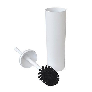 Simply Essential&trade; Plastic Toilet Brush in White. View a larger version of this product image.