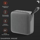 Alternate image 3 for Sharper Image&reg; 3-Inch Square Bluetooth Speaker in Grey