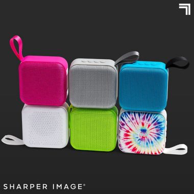 Sharper Image&reg; 3-Inch Square Bluetooth Speaker in Grey. View a larger version of this product image.