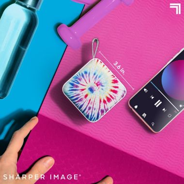 Sharper Image&reg; 3-Inch Square Bluetooth Speaker in Tie-Dye. View a larger version of this product image.