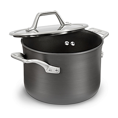 Calphalon&reg; Signature&trade; Nonstick 4 qt. Covered Soup Pot. View a larger version of this product image.