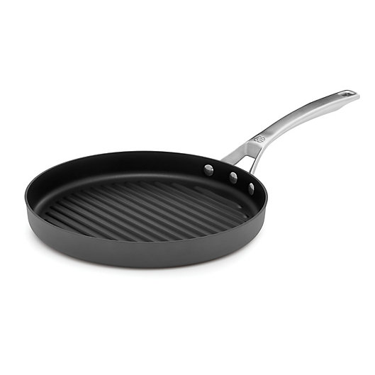 Alternate image 1 for Calphalon® Signature™ Nonstick 12-Inch Round Grill Pan