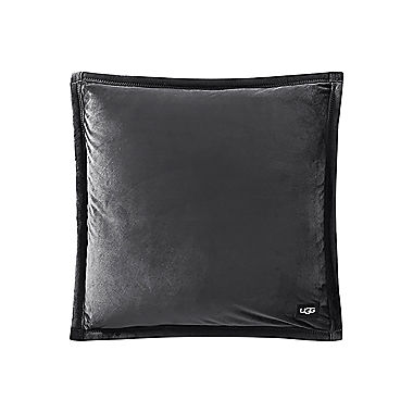 UGG&reg; Coco Luxe Square Throw Pillow in Grey Bobcat. View a larger version of this product image.