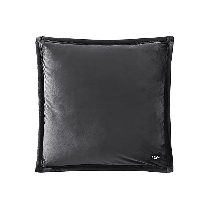UGG® Coco Luxe Square Throw Pillow in Grey Bobcat Bed Bath and Beyond