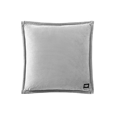 UGG&reg; Coco Luxe Square Throw Pillow in Grey Ombre. View a larger version of this product image.