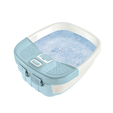 HoMedics&reg; Bubble Bliss&reg; Deluxe Foot Spa in Light Blue. View a larger version of this product image.