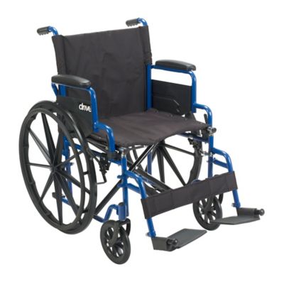 Drive Medical Blue Streak 18-Inch Manual Wheelchair | Bed Bath & Beyond