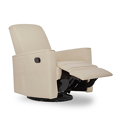 evolur Raleigh Basic Glider Recliner Rocker in Shell. View a larger version of this product image.