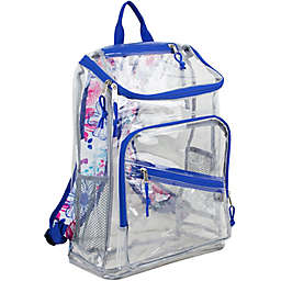Eastsport Clear Top Loader Backpack with Printed Straps