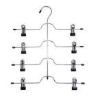 Alternate image 0 for Simply Essential&trade; 4-Tier Skirt/Pant Hanger in Black/Chrome