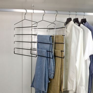 Simply Essential&trade; 5-Tier Swing Arm Slacks/Pant Hanger. View a larger version of this product image.