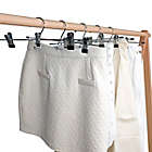 Alternate image 1 for Simply Essential&trade; Chrome Skirt Hangers (Set of 4)