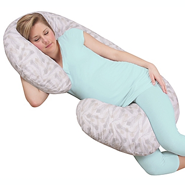Leachco&reg; Snoogle&reg; Total Body Pillow in Grey. View a larger version of this product image.