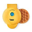 Alternate image 0 for Dash&reg; Honeycomb Mini Waffle Maker in Yellow